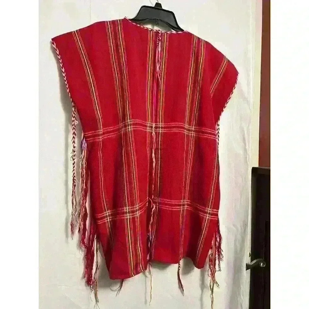Thailand Karen Tribe Woven Vest Vintage Burma Chin Tribal Attire 0063 - Picture 7 of 9